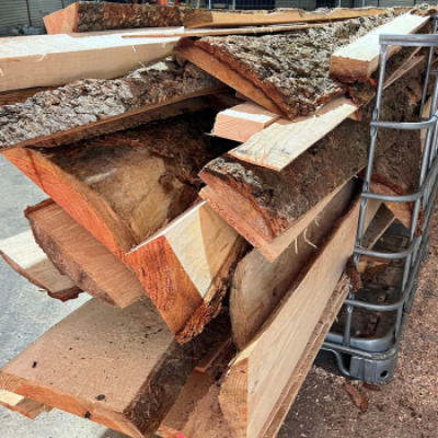 Brandhout douglas schaaldelen