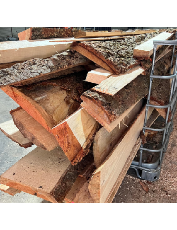 Brandhout douglas schaaldelen